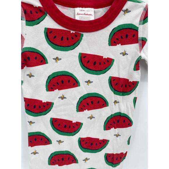 Hanna Andersson Pajama Top Watermelon Print size 110 cm US 5 - Picture 2 of 5
